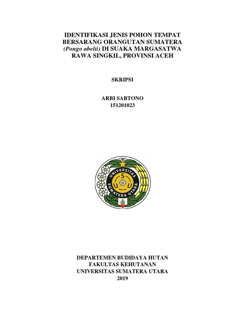Identifikasi Pohon Sarang Orangutan | PDF