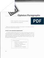 Opinion Paragraph