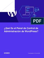 Panel Control Administracion Wordpress