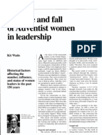Watts - Rise and Fall of Adventist Women in Leadership