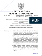 Peraturan Menteri Kementerian Kehutanan P.50 MENHUT II 2011 Tahun 2011