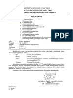 Nota Dinas Sosialisasi Pengisian CPPT