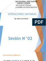 Semana 2-Operaciones Unitarias - 2020 - II