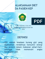 Penatalaksanaan Diet Pada Pasien Kep d3 Gizi