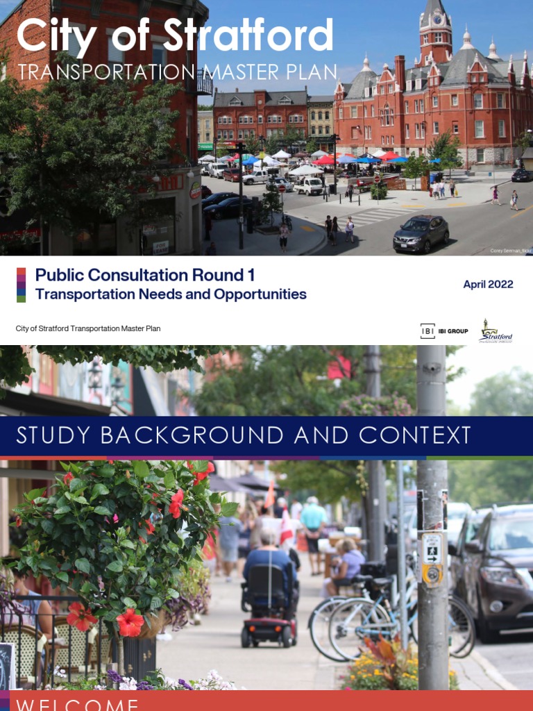 Transportation Master Plan: Public Consultation Round 1 | PDF ...