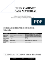 Kitchen Cabinet Carcass Material: Medium Density Fiber (MDF) Board Vs Melamine Faced Chipboard (MFC) / Particle Board