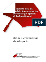 El Impacto Real Del Modelo Sueco Sobre Las Personas Que Ejercen El Trabajo Sexual, NSWP - 2015