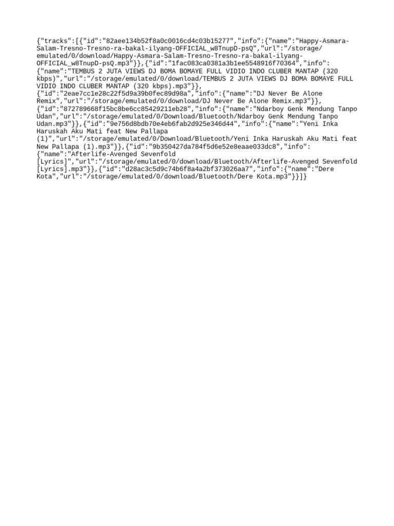 Tracks | PDF