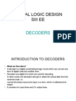 Digital Logic Design Siii Ee: Decoders