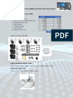 COTIZACION DE 2 CAMARAS HD DE 4 CANALES