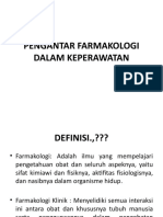 Pengantar Farmakologi Dalam Keperawatan