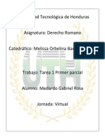 Tarea 1 Derecho Romano