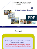 Marketing Management: 12 Setting Product Strategy