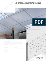 Usg Drop Ceiling Tile Data Sheet