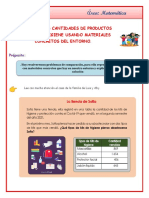 Sesión 2 de Matemática - Comparamos Cantidades de Productos de Kit de Higiene Usando Materiales Concretos Del Entorno - 4to Grado