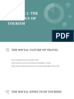 Chapter 2 - The Sociology of Tourism