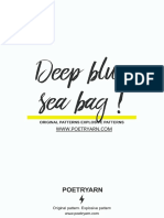 Deep Blue Sea BAG - Poetryarn Compressed