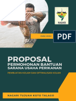 Proposal Pembuatan & Optimalisasi Kolam