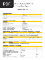 Cat Electronic Technician 2015A v1.0 Product Status Report