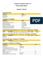 Cat Electronic Technician 2015A v1.0 Product Status Report