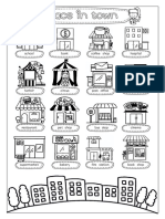 Place in Town Worksheet