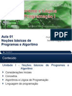 Aula 01 - PROG.I (Prof. MSc. Flvio Barros)