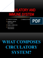 Circulatory and Immune System: Venlyn Gassil Bhema Grail Recarte Rhea Limpayos Monalisa Wanawan Rhealyn Boteng