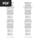 Gracias a Ti: Himno Teletón 2012 | PDF