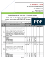 BOQ of Swimming Pool Construction | PDF | Masonry | Door