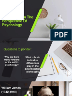 MODULE 1 - LESSON 4 - Psychological Perpective