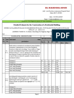 Residential building estimate