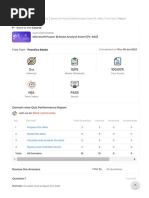 Microsoft Power BI Data Analyst Exam (PL-300) : Free Test - Practice Mode