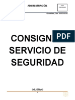 Formato de Consigna de Seguridad