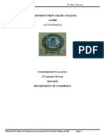 Custom Duty and GST - 1 PDF