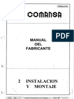 Manual Instalación y Montaje COMANSA 5LC5010