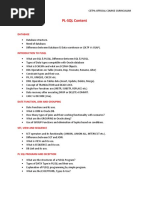 PL-SQL Content by Cetpa