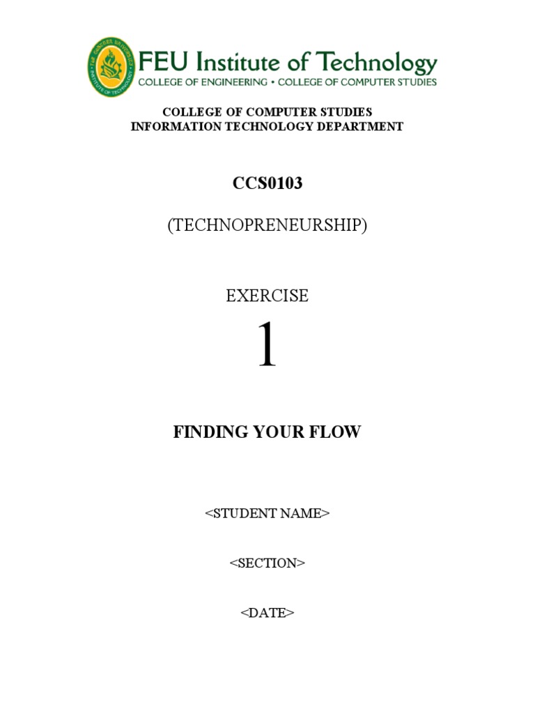 FPSAA1 - Finding Your Flow | PDF | Psychology | Educational Psychology