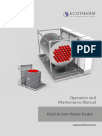 Electric Hot Water Boiler: Operation and Maintenance Manual