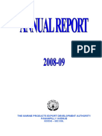 Marine Products Export Development Authority Report