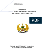 Panduan Hak Dan Kewajiban Pasien