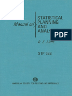ASTM - STP 588 - Manual On Statistical Planning and Analysis