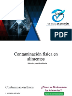 Deteccion de Contaminacion Física