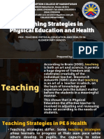 Teaching Strategies in Physical Education and Health Lesson 3