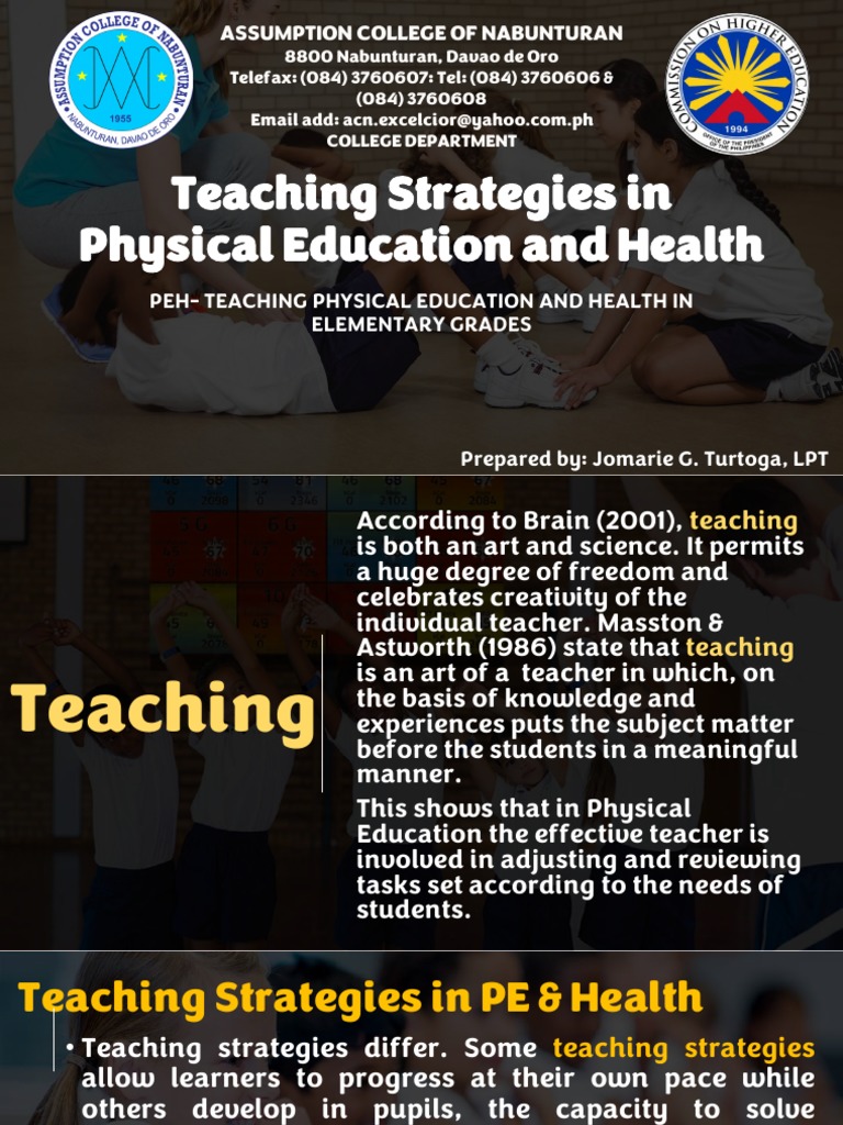 Effective PE Teaching Strategies | PDF | Teachers | Learning