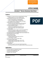 Atecc608B: Cryptoauthentication Device Summary Data Sheet