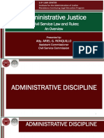 May 24 - Assistant Commissioner Ronquillo (Administrative Justice Civil Service Law and Rules - An Overview)