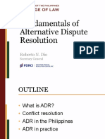 May 24 - Atty. Dio (Fundamentals of ADR - Mediation, Negotiation and Arbitration) )