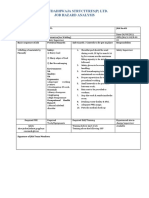 Garudadhwaja Structures (P) Ltd. Job Hazard Analysis: JHA No.:05