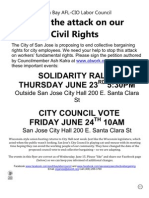 Save San Jose Collective Bargaining on June 24!