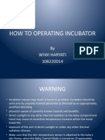 How To Operating Incubator